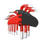 WORKPRO WP222016 9 Parça Kısa Boy CR-V İnç Profesyonel Allen Anahtar Takımı - Görsel 2