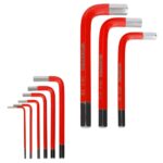 WORKPRO WP222016 9 Parça Kısa Boy CR-V İnç Profesyonel Allen Anahtar Takımı - Görsel 3