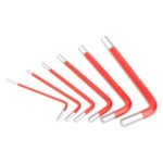 WORKPRO WP222016 9 Parça Kısa Boy CR-V İnç Profesyonel Allen Anahtar Takımı - Görsel 5