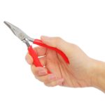 WORKPRO WP231039 145MM Elektronikçi Mini Eğri Kargaburnu Pense - Görsel 4