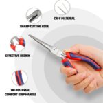 WORKPRO WP231099 150MM CR-V Elektronikçi Profesyonel Mini Uzun Burun Pense - Görsel 3