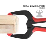 WORKPRO WP232010 25mm Plastik Mandal/İşkence - Görsel 6