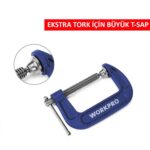 WORKPRO WP232019 100mm G Tipi İşkence - Görsel 3