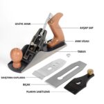 WORKPRO WP252001 230MM Ahşap Saplı Profesyonel Marangoz Ahşap Rendesi - Görsel 4