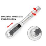 WORKPRO WP272015 7/22mm CR-V Üniversal Ayarlanabilir Anahtar - Görsel 4