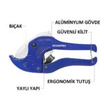 WORKPRO WP301002 42mm Profesyonel PPRC Plastik Boru Kesme Makası - Görsel 3