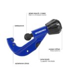 WORKPRO WP301005 3-32mm Profesyonel Bakır Boru Kesme Makası + 1 Adet Yedek Bıçak - Görsel 2