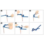 WORKPRO WP303004 6/8/10MM 180˚ Profesyonel Bakır Boru Bükme - Görsel 7