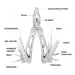 WORKPRO WP382001 12 IN 1 Çok Fonksiyonlu Profesyonel Pense Seti + Taşıma Kılıfı - Görsel 3