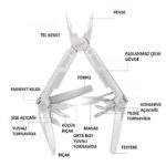 WORKPRO WP382002 15 IN 1 Çok Fonksiyonlu Profesyonel Pense Seti + Taşıma Kılıfı - Görsel 3