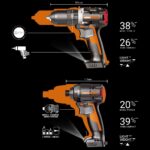 Worx WX925 20Volt/2.0Ah Li-ion Çift Akülü Kömürsüz Profesyonel Darbeli Matkap+WX265 Kömürsüz Darbeli Tornavida Kombo Set - Görsel 3