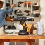 WORX WX045.9 20Volt 11MM Profesyonel Sıcak Mum Silikon Tabancası + 10 Silikon (Akü Dahil Değildir) - Görsel 9