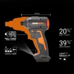 WORX WX265 20Volt 2.0Ah Li-ion Çift Akülü 200Nm Kömürsüz Profesyonel Şarjlı Darbeli Tornavida - Görsel 3
