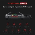Lokithor APARTX4000 12V 4000Amp Li-Polimer Akıllı Akü Takviye + Pompa + Powerbank + Led Lamba - Görsel 9