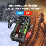 Lokithor J1350PRO 12V 1350Amp LiFePO4 Akıllı Akü Takviye + Powerbank + Led Lamba - Görsel 4
