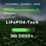 Lokithor J1350PRO 12V 1350Amp LiFePO4 Akıllı Akü Takviye + Powerbank + Led Lamba - Görsel 8