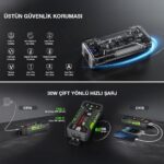 Lokithor J1350PRO 12V 1350Amp LiFePO4 Akıllı Akü Takviye + Powerbank + Led Lamba - Görsel 9