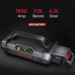 Lokithor LIPO 14.8Volt Li-Polimer 1500A Takviye Gücü APARTX ile Uyumlu Yedek Akü - Görsel 5
