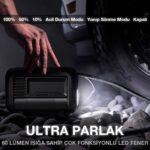 NOCO AIR15 12Volt 80 PSI Ayarlanabilir Dijital Basınç Göstergeli Profesyonel Lastik Şişirme Pompası - Görsel 7