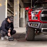 NOCO AIR20 12Volt Akü Bağlantı Maşalı 100 PSI Ayarlanabilir Dijital Basınç Göstergeli Profesyonel Lastik Şişirme Pompası - Görsel 8