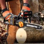 WORX WG350E 20Volt 4.0Ah Li-ion 30CM Profesyonel Şarjlı Kömürsüz Zincirli Testere - Görsel 4