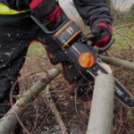 WORX WG350E 20Volt 4.0Ah Li-ion 30CM Profesyonel Şarjlı Kömürsüz Zincirli Testere - Görsel 7