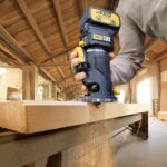 CAT DX82B 18Volt Şarjlı Kömürsüz 6mm Devir Ayarlı Profesyonel Avuç İçi El Frezesi Formika Tıraşlama (Akü Dahil Değildir) - Görsel 8