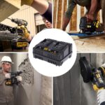 CAT DXC42 18Volt Li-ion ONE FOR ALL Profesyonel İkili Hızlı Akü Şarj Cihazı - Görsel 3