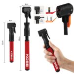 KOBB KB2203 87 PSI Bisiklet Lastik Şişirme Taşınabilir Mini El Pompası + Bisiklet Montaj Aparatı - Görsel 3
