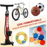 KOBB KB3848 87 PSI Analog Basınç Göstergeli Taşınabilir El Pompası - Görsel 3