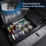 Acopower T35 12/24Volt 33Litre Tesla Model Y ile Uyumlu Kompresörlü Outdoor Oto Buzdolabı - Görsel 10