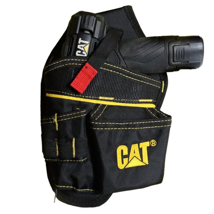 CAT DA980565 Şarjlı Matkap İçin Kemer Askılı Ağır Hizmet Bel Alet Çantası - Görsel 5