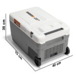 Worx WX876.9 12/24/220Volt 22Litre Kompresörlü Outdoor Oto Buzdolabı (Akü Dahil Değildir) - Görsel 4
