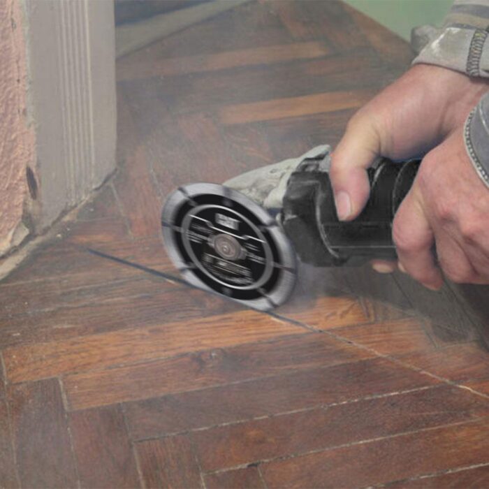 CAT DA09001 115mm Profesyonel Beton, Tuğla, Parke Taşı Elmas Kesme Diski (Soketli, Aralıklı Kenar) - Görsel 4