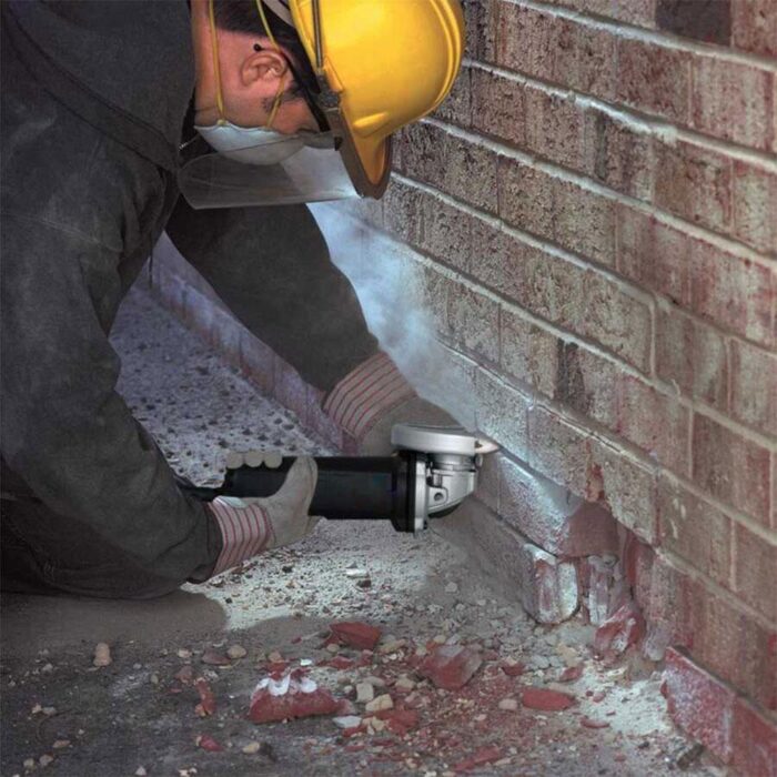 CAT DA09001 115mm Profesyonel Beton, Tuğla, Parke Taşı Elmas Kesme Diski (Soketli, Aralıklı Kenar) - Görsel 5