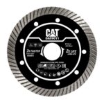 CAT DA09011 115mm Profesyonel Beton, Tuğla, Parke Taşı Elmas Kesme Diski (Turbo Kanallı Kenar)