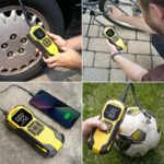 STANLEY SXIF0101 12V / Şarjlı Li-ion 150 PSI Dijital Göstergeli Akıllı Lastik Şişirme Pompası+Powerbank+SOS+Led Lamba - Görsel 4