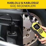 STANLEY SXIF0101 12V / Şarjlı Li-ion 150 PSI Dijital Göstergeli Akıllı Lastik Şişirme Pompası+Powerbank+SOS+Led Lamba - Görsel 6