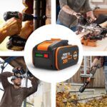 WORX WA3644 20Volt 4.0Ah. Li-ion PowerShare Pro Yedek Akü - Görsel 4