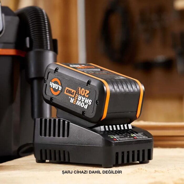 WORX WA3644 20Volt 4.0Ah. Li-ion PowerShare Pro Yedek Akü - Görsel 5
