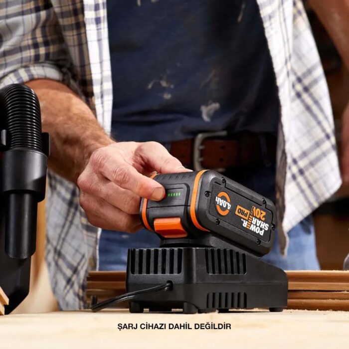 WORX WA3644 20Volt 4.0Ah. Li-ion PowerShare Pro Yedek Akü - Görsel 6