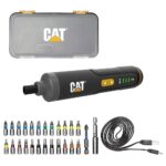 CAT DX1110 3.6Volt/1.5Ah. Li-ion Akıllı Şarjlı Tornavida + 26 adet Bits Uç
