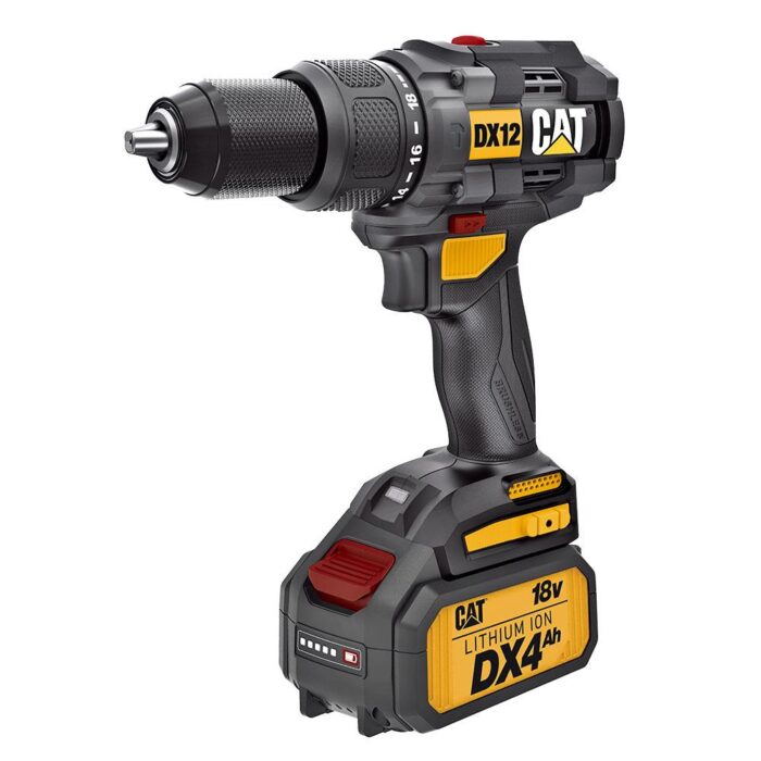CAT DX12.2 18Volt/4.0Ah Li-ion Çift Akülü Kömürsüz Profesyonel Şarjlı Darbeli Matkap - Görsel 3