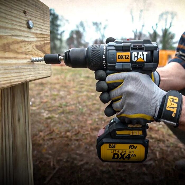 CAT DX12.2 18Volt/4.0Ah Li-ion Çift Akülü Kömürsüz Profesyonel Şarjlı Darbeli Matkap - Görsel 10