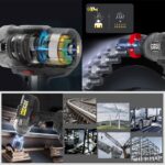 CAT DX73B 18Volt 1700/2100Nm Kömürsüz Profesyonel Şarjlı Somun Sıkma (Akü Dahil Değildir) - Görsel 7