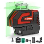 KOBB KBL32GTP Profesyonel Li-ion Yatay 360° ve Dikey Otomatik Hizalamalı Yeşil Nokta Şakül ve Çapraz Çizgi Lazer+Tripod - Görsel 2