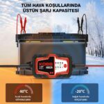 KOBB KBS2A 6V/12V 60Ah Akıllı Akü Şarj ve Akü Bakım / Desülfatör - Görsel 3