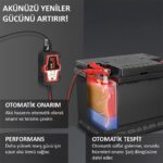 KOBB KBS2A 6V/12V 60Ah Akıllı Akü Şarj ve Akü Bakım / Desülfatör - Görsel 7