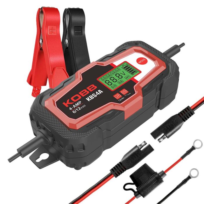 KOBB KBS4A 6/12V 120A Dijital Akü Şarj / Akü Bakım / Desülfatör ve Power Supply - Görsel 1