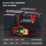KOBB KBS6A 6/12V 150A Dijital Akü Şarj / Akü Bakım / Desülfatör ve Power Supply - Görsel 6
